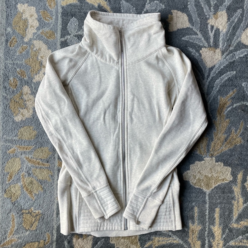 Lululemon Radiant Jacket Cream Size 8 - Picture 1 of 9